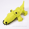 Linen Crocodile Dog Toy with Sound